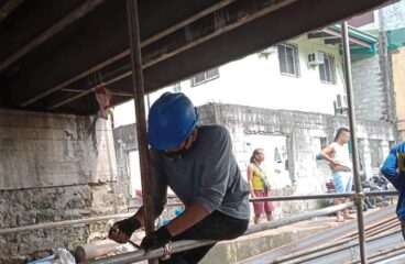 installation of scaffolding-aguila bridge-manpower-RMBRCI-men