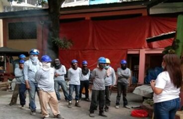 pedro guevarra elementary school main building-rmbrci-manpower toolbox meeting-site engineer