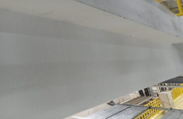 after application of protective coating-beam