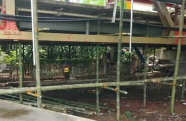 installation of scaffolding-carmen bridge-manpower-rmbrci