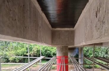 Application of Carbon Fiber Sheet (CFS)-rmbrci-bahay bridge-scaffolding