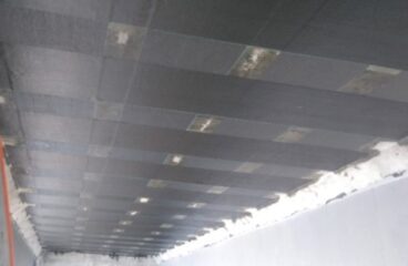 Sabang Bridge_application of carbon fiber sheet_after_Carbon Fiber Sheet UT70-30G 300gsm_bottom slab_retrofitting