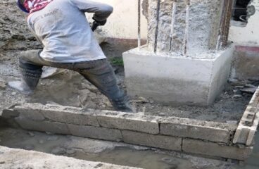 rehabilitation of column-restoration-rmbrci-claro m.recto highschool building-manpower