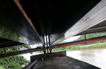 after installation of carbon fiber plate (CFP)-carmen steel bridge-rmbrci