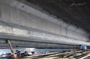 before retrofitting of R-10 bridge 2-girder-rmbrci