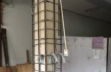 instalation of rebar-column-earist-rmbrci