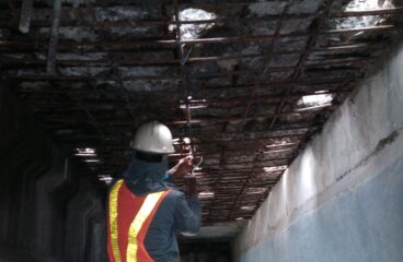 installation of rebar-bottom slab-ramon magsaysay bridge 1-rmbrci